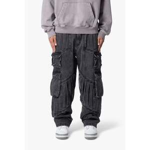 mnml Ultra Baggy Pleated Denim - Washed Black Size 29Washed Black / 29